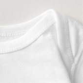 異教徒の生まれる星形五角形のベビーの衣服 ベビーボディスーツ (詳細 - 首 (白))