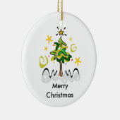 異教徒間のクリスマスおよびハヌカー セラミックオーナメント (右)