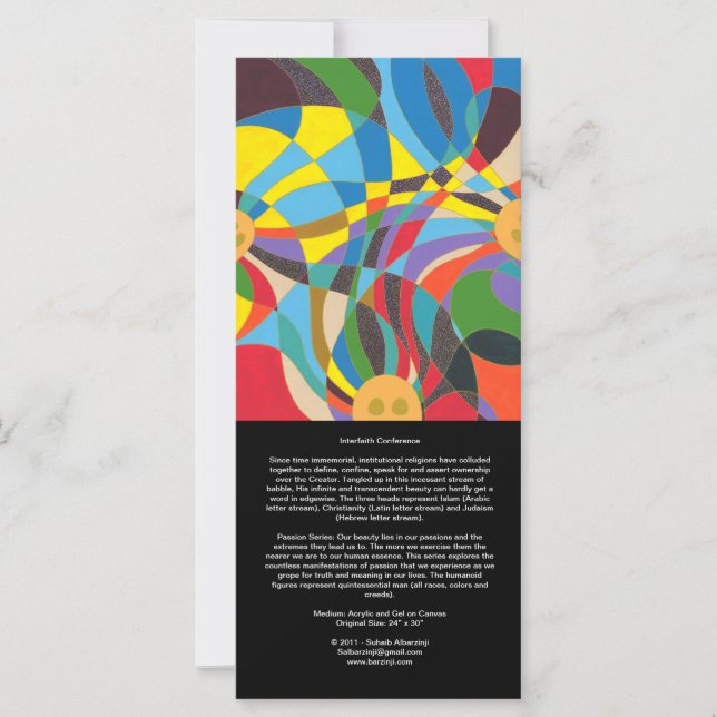 異教徒間の会議と素晴らしさ – Long Card (正面)