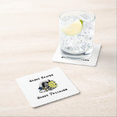 異教徒間の楽しい復活祭と過ぎ去り者 スクエアペーパーコースター (インサイチュ)