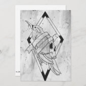 異教的ゴゴティックドクロアート シーズンカード (正面/裏面)