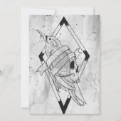 異教的ゴシックドクロアート シーズンカード (正面)