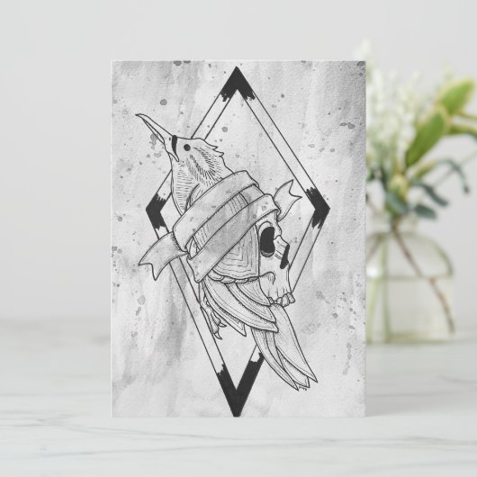 異教的ゴシックドクロアート シーズンカード (スタンド正面)