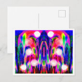 異星植物生命アート ポストカード (正面/裏面)