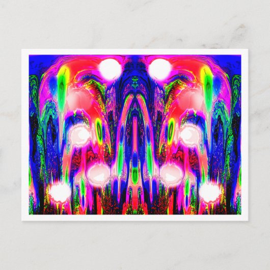 異星植物生命アート ポストカード (正面)