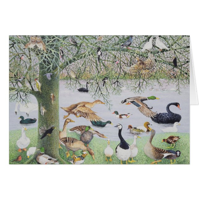 異様なアヒル (正面横)