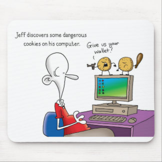 異様な分隊のクッキーのマウスのマット マウスパッド