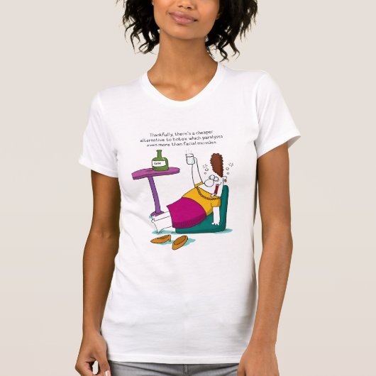 異様な分隊のBotoxのジンのTシャツ Tシャツ (正面)