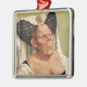 異様な老女、多分プリンセスマルグレット メタルオーナメント (左)