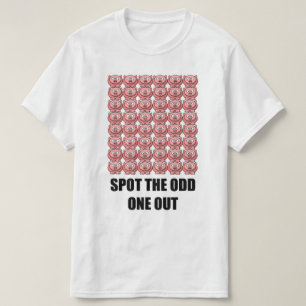 異様な1枚のTシャツに斑点を付けて下さい Tシャツ