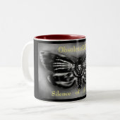 異様のの沈黙 ツートーンマグカップ (正面左)