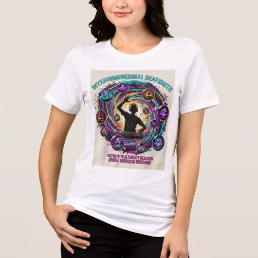 異次元ポータルDJ Tシャツ (正面)