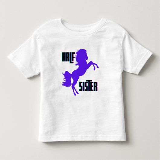 異母妹 パープルポニー姉妹 トドラーTシャツ (正面)