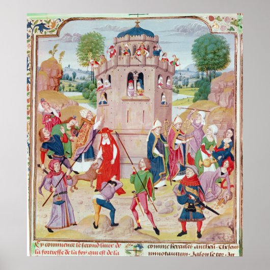 異端から攻撃を受けた教会はフランダース ポスター (正面)