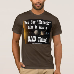 異端の人の基本的なアメリカの服装のTシャツ Tシャツ