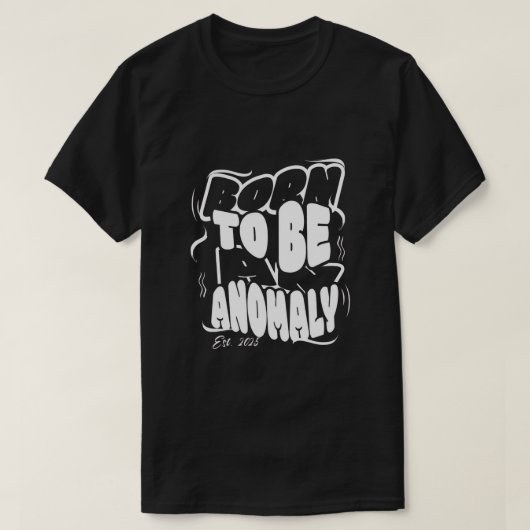 異端児に生まれて Tシャツ (デザイン正面)