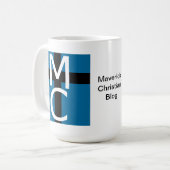 異端的なキリスト教のブログのマグ コーヒーマグカップ (正面左)