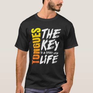 異言話のギフトChristian Bible Spirit Le Tシャツ