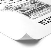 異論の哲学引用文NIETZSCHE ポスター (角)