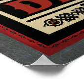 異議のプリント ポスター (角)