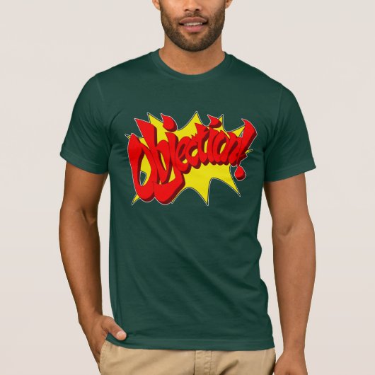 異議の緑のTシャツ Tシャツ (正面)