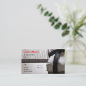 畳の柔道着 名刺 (スタンド正面)