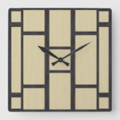 畳 スクエア壁時計 (正面)