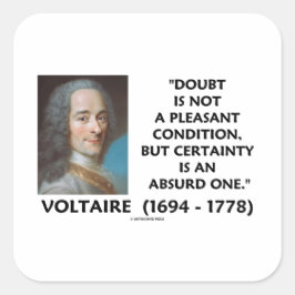 疑いのない快適な条件の確実性ヴォルテール スクエアシール