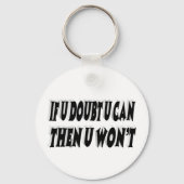 疑いのやる気を起こさせる引用文 キーホルダー (裏面)