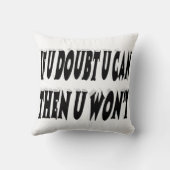 疑いのやる気を起こさせる引用文 クッション (裏面)