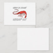 疑いの時にエビを取り出す ノートカード (正面/裏面)