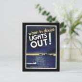 疑いの時は消灯! ポストカード (スタンド正面)