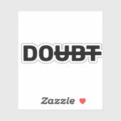 疑いやる気を起こさせるが消え前向きた シール (シート)