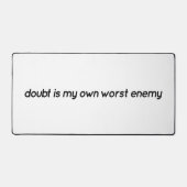 疑いデスクマット デスクマット (正面)