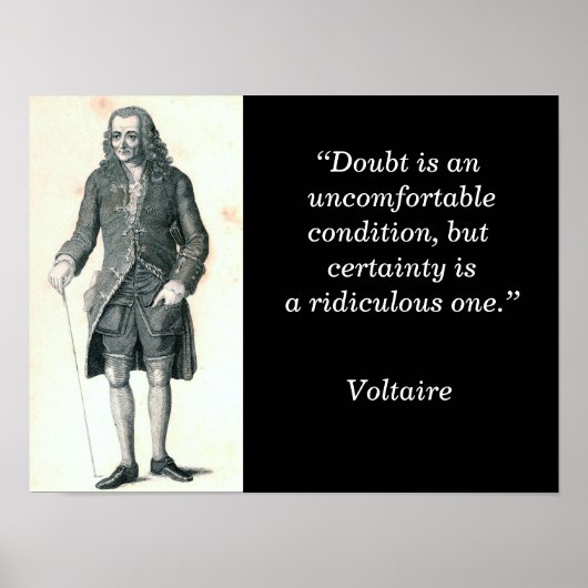 疑い – アートプリント ポスター (正面)