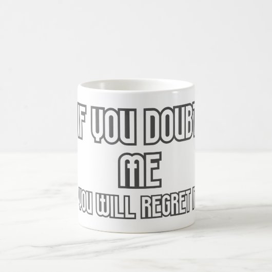 疑うなマグ コーヒーマグカップ (中央)