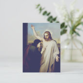 疑う聖トマスbyシルベストロ・レガ ポストカード (スタンド正面)