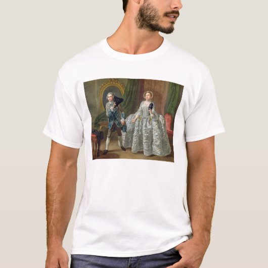 「疑ったののデイヴィッドGarrickおよび夫人Pritchard Tシャツ (正面)