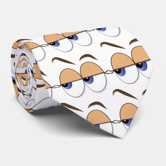 疑った横の目の一見の眼球 ネクタイ (ロール)