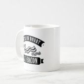 疑わしいときにベーコンを加える コーヒーマグカップ (正面左)