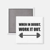 疑わしいときはトレーニング マグネット (正面/裏面)