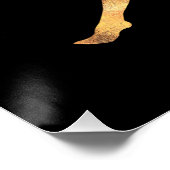 疑わしいときはヨガ金フェイク箔 ポスター (コーナー)