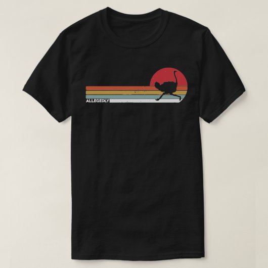 疑わしいダストリッヒシャツヴィンテージレトロおもしろいオストリック Tシャツ (デザイン正面)