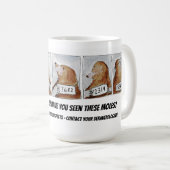 疑わしいモグラ連絡の皮膚科医マグ コーヒーマグカップ (正面右)