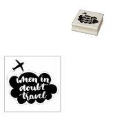 疑わしい場合Travel Cloud ラバースタンプ (押印)