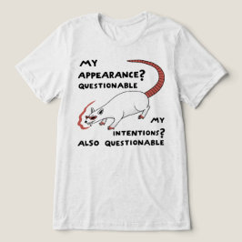 疑わしい外見と意図 トライブレンドＴシャツ
