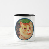 疑わしい子猫コーヒーマグ マグカップ (中央)