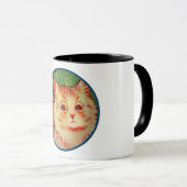 疑わしい子猫コーヒーマグ マグカップ (正面右)