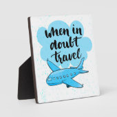 疑わしい旅行中 フォトプラーク (正面)