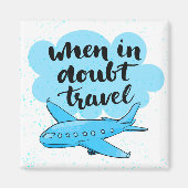 疑わしい旅行中 マグネット (正面)